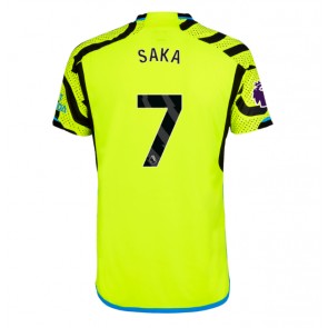Lacne Muži Futbalové dres Arsenal Bukayo Saka #7 2023-24 Krátky Rukáv - Preč